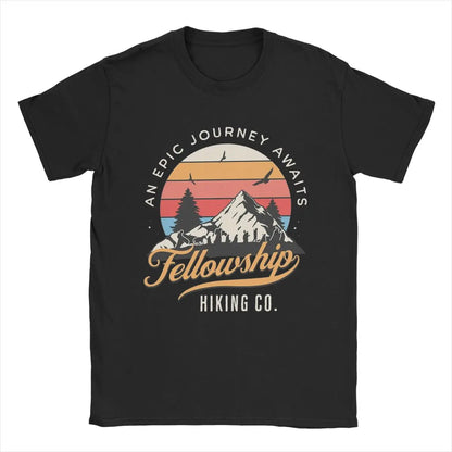 2026 Summer New Lord of The Ring Men's T-shirt High Quality Fashion Casual Circle Collar Print Men's and Women's T-shirt
