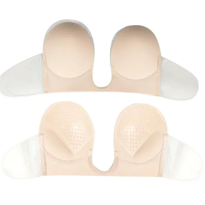 Invisible Push Up Bra Strapless Bras Dress Wedding Party Sticky Self-adhesive Silicone Brassiere Breathable