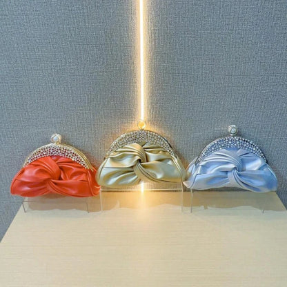 New Clutch Rhinestone Evening Women Bags Chain Slanting Bag