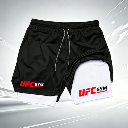 Men's UFC GYM 2-in-1 Compression Shorts