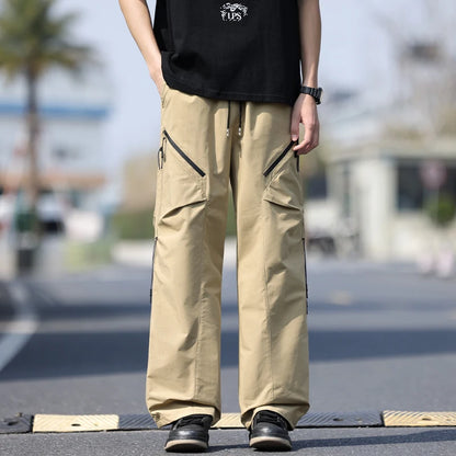 Summer Workwear Pants Man Cargo Pants Spring New Waterproof Tactical Hiking Outdoor Multi-Pockets Combat Joggers Trousers Male