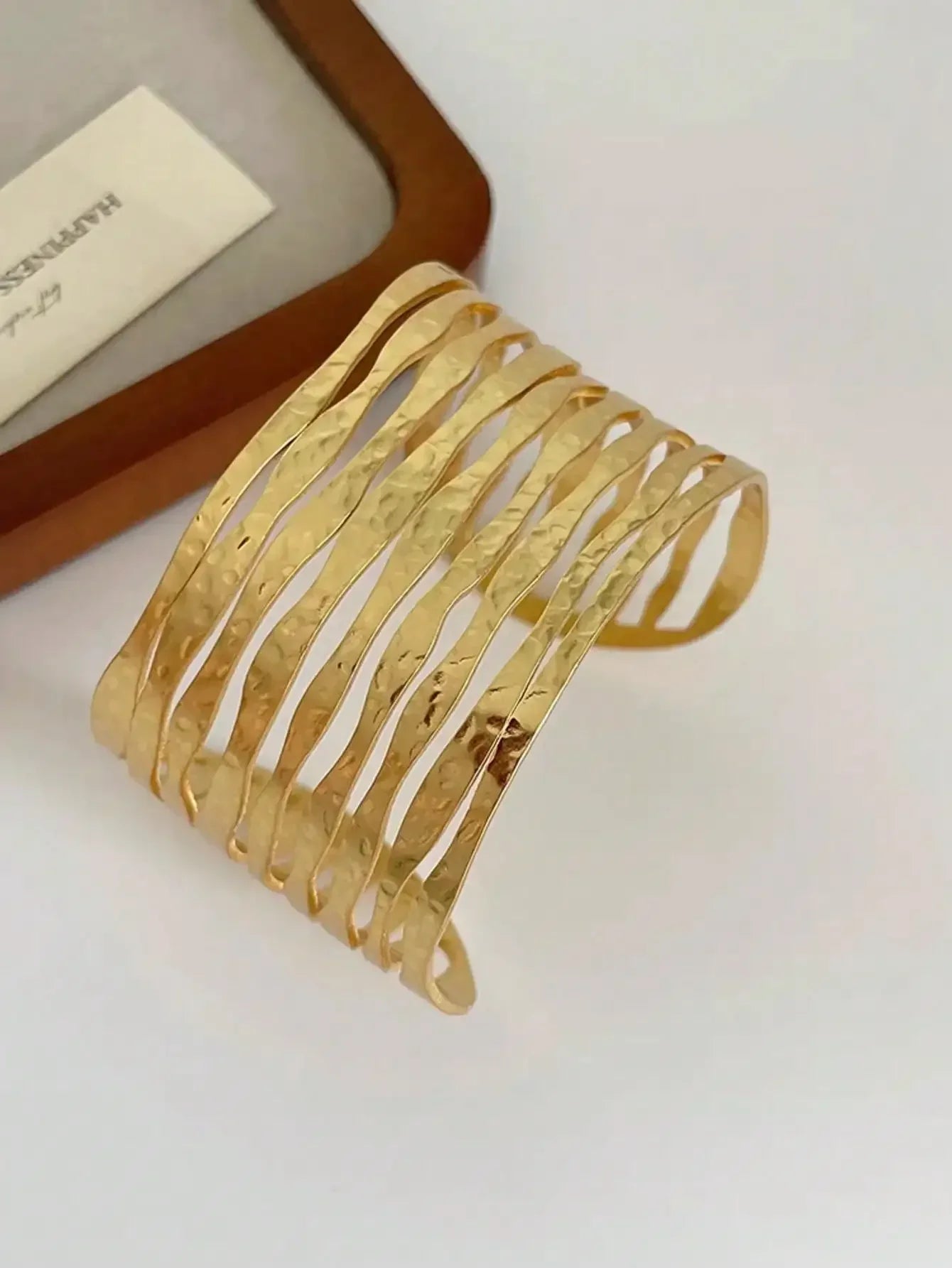 Gold Flower Bangle, Women's Jewelry, Valentine's Day Gift