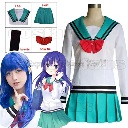 Anime Women Teruhashi Kokomi Cosplay Costumes Dress Saiki Kusuo No Sai-nan Yumehara Chiyo Uniforms Halloween Costumes for Women