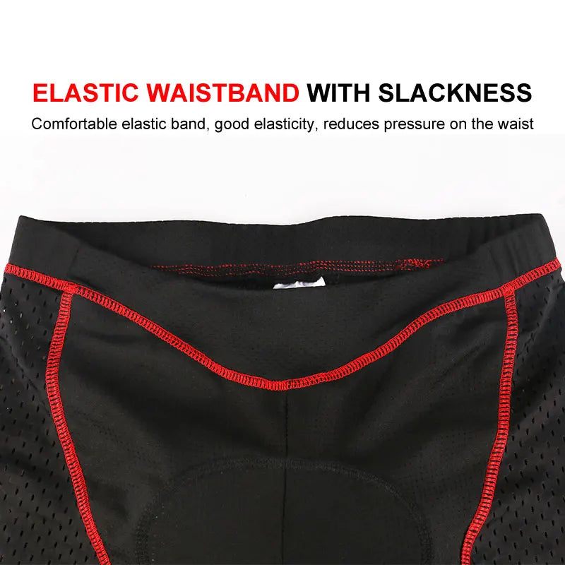 X-TIGER Men's Cycling Underwear with 5D Gel Pad Breathable Mesh MTB Bike Shorts Anti-Slip Quick Dry Bicycle Liner Shorts for Road Mountain Cycling