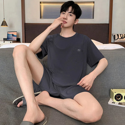 Summer New Men's Pajamas