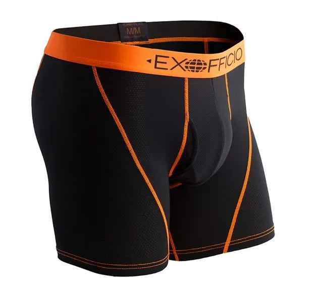 Exofficio Men Boxer Brief Underwear Sports Mesh 6" Men Boxer Briefs Boxer Shorts Sexy Homme Quick Dry Light Breathable USA Size
