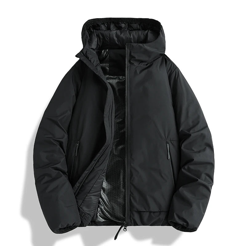 Outdoor Warm Jacket Autumn Winter Windproof Waterproof Men Hooded Casual Sports Jacket Women Sport Running Hiking Ski Thick Coat
