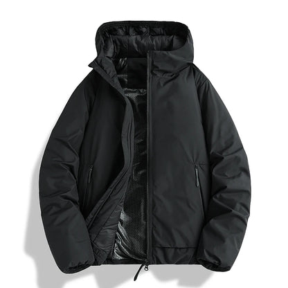 Outdoor Warm Jacket Autumn Winter Windproof Waterproof Men Hooded Casual Sports Jacket Women Sport Running Hiking Ski Thick Coat
