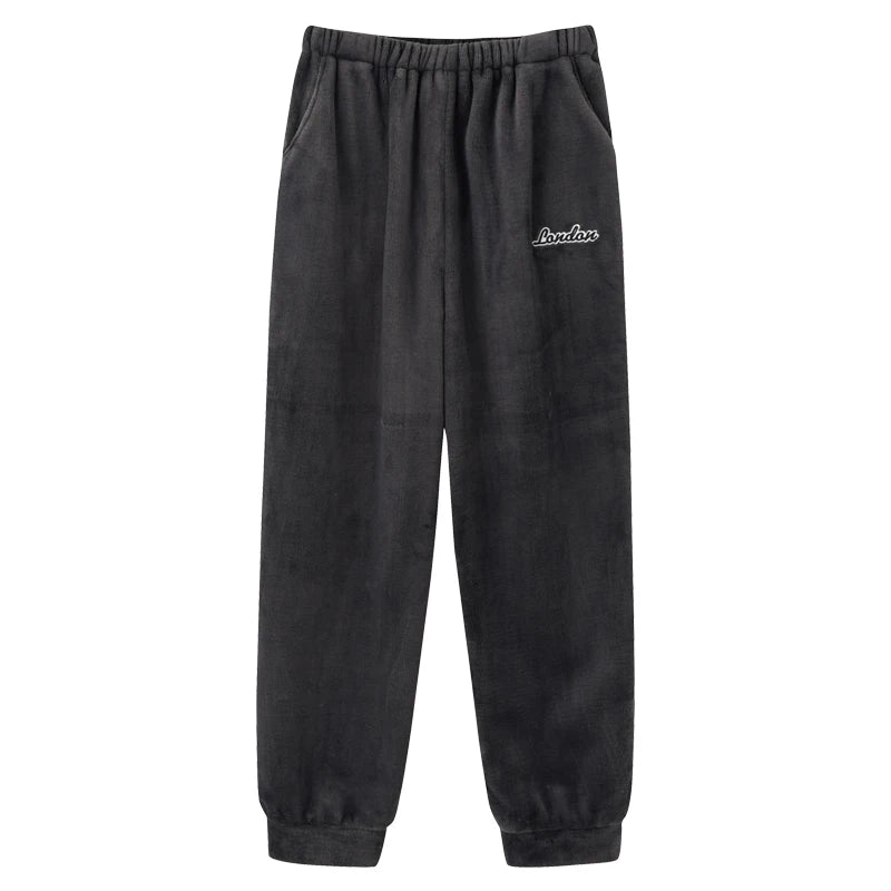 Thick Flannel Men's Plaid Trousers Big Yards Warm Sleep Pants Mens Pajamas Pants Bottoms Sleepwear Pajama for Men Pijama Hombre