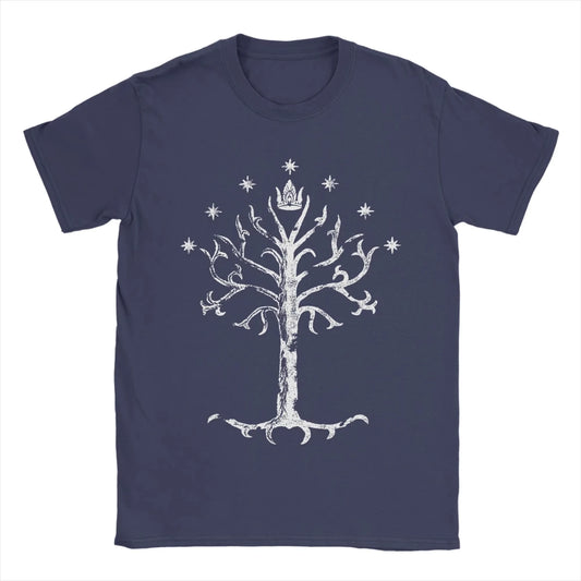 Best Selling L-Lords of The R-Rings Tree of Gondor T-Shirt for Men Tees Crewneck Short Sleeve T Shirt Birthday Present Clothes