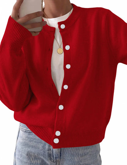 Cardigan Sweaters for Women Open Front Knitted Sweater Business lightweight Casual Fall Outfits
