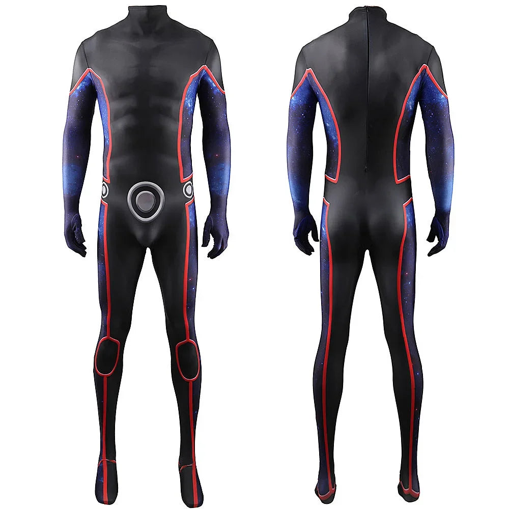 RGD4 Cosplay Young Avengers Wiccan Jumpsuit Superhero William Billy Adult Man Bodysuit Zentai Costume