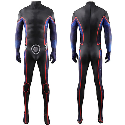 RGD4 Cosplay Young Avengers Wiccan Jumpsuit Superhero William Billy Adult Man Bodysuit Zentai Costume