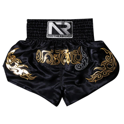 Muay Thai Fight Kickboxing Shorts Fitness Men Women Kids Boxing Shorts Embroidery Thailand Gym Training Black MMA Jujitsu Pants