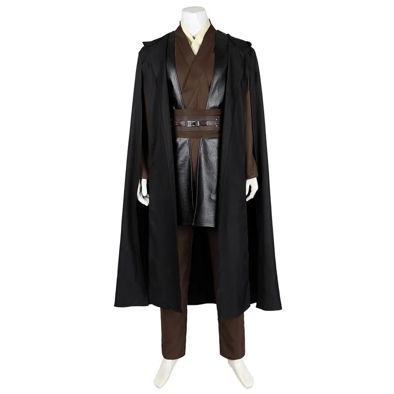 Jedi Anakin Cosplay Costume Disfraz Skywalker Vader Darth Jedi Top Pants Cloak Belt