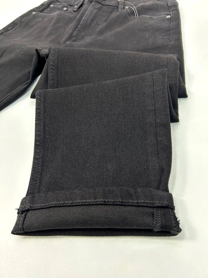 Women classic stretch straight jeans fashion casual denim pants