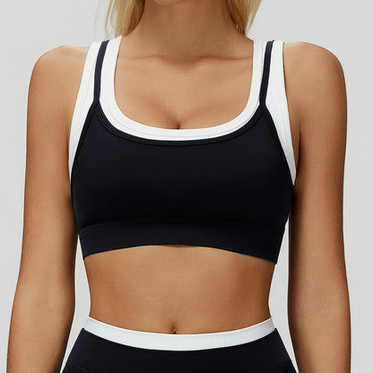 Woman Sport Bra Top Breathable Brassieres Removable Pad Sports Bras Running Gym Clothing Sports Underwear For Women Yoga Bra