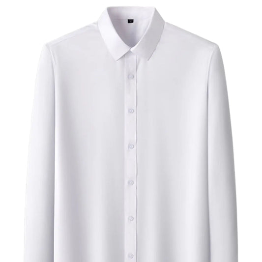 3pcs men's solid color long sleeved shirt slim fit solid color lapel cardigan shirt business casual formal wear, suitable for formal social occasions and office casual wear