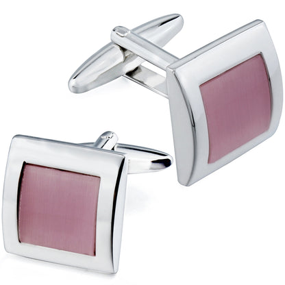 Luxury Stone Cufflinks for Mens Shirt High Quality Brand French Shirt Cuff Links Wedding Party Jewelry Low Price Promotion