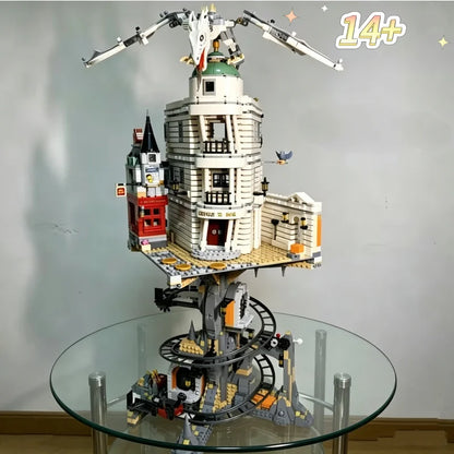 Home Decor 4803PCS Gringotts Wizarding Bank Warner Bros Compatible with Building Blocks Model Bricks