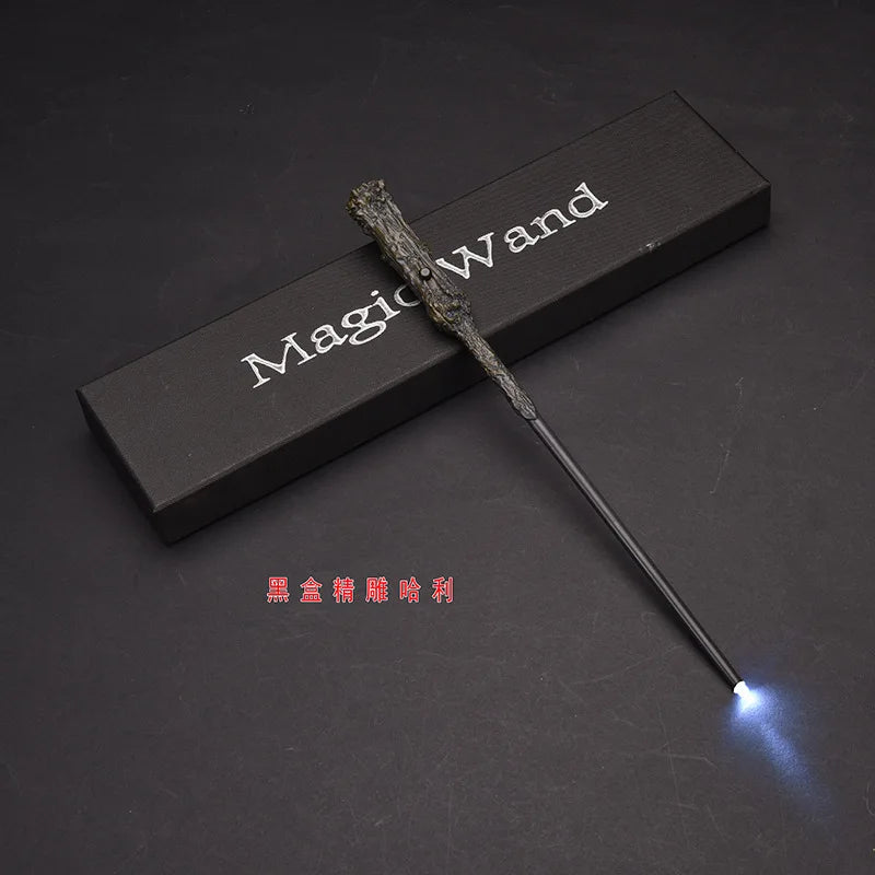 Hot Anime Cosplay Show Glow Harry Wand With Box Children Decoration Toy Accessories For Kids Bacchetta Di Plastic Magic Stick