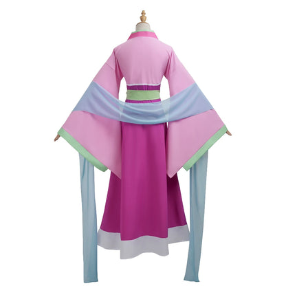 Maomao Cosplay Costume Wig Anime The Apothecary Diaries Pink Dress Halloween Party for Women
