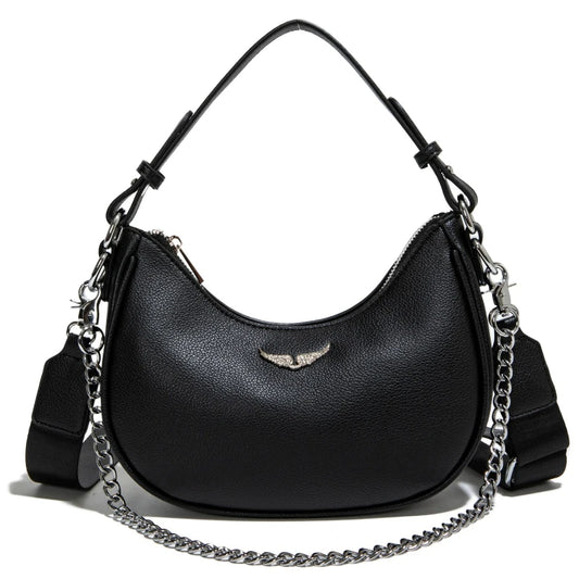 Minimally portable crescent bag for women 2026 new shoulder bag with niche design for commuting crossbody bag