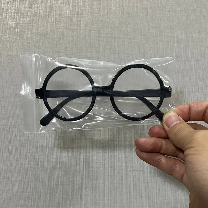 Movie School of Witchcraft Harris Glass Cosplay Clothing Adult Children's Wizardry Props Circular Glasses Halloween