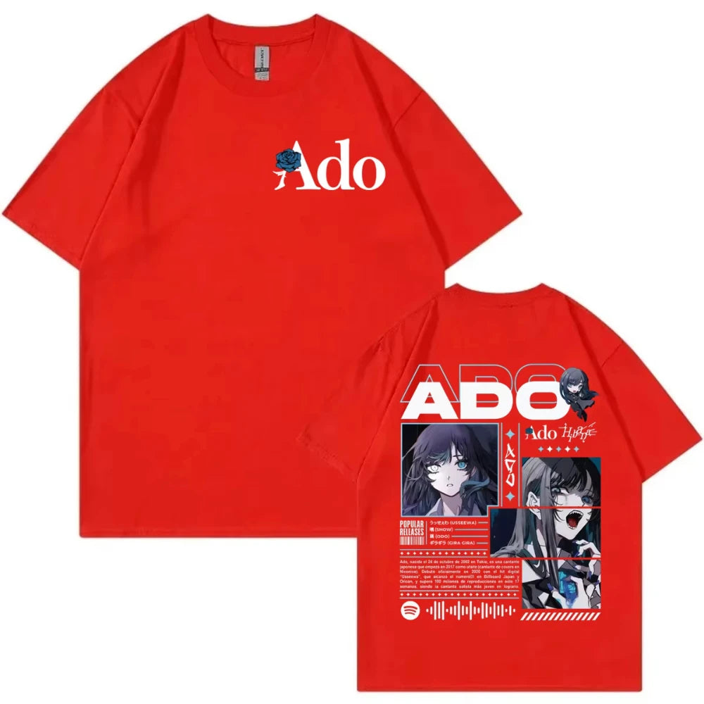 Singer Ado Hibana World Tour 2026 Graphic T-shirts Men Women's