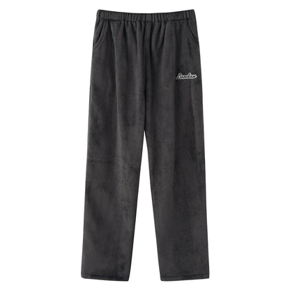 Thick Flannel Men's Plaid Trousers Big Yards Warm Sleep Pants Mens Pajamas Pants Bottoms Sleepwear Pajama for Men Pijama Hombre