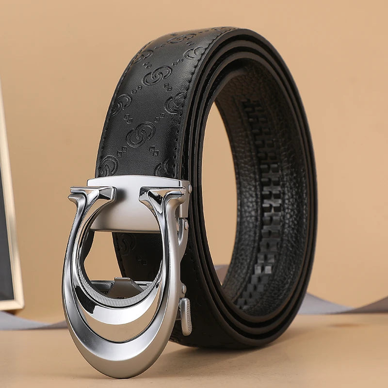 High Quality 34mm Designers Business Mens belt Luxury Brand Famous Male brand Belt Buckle Canvas Leather Belt for Women ieans