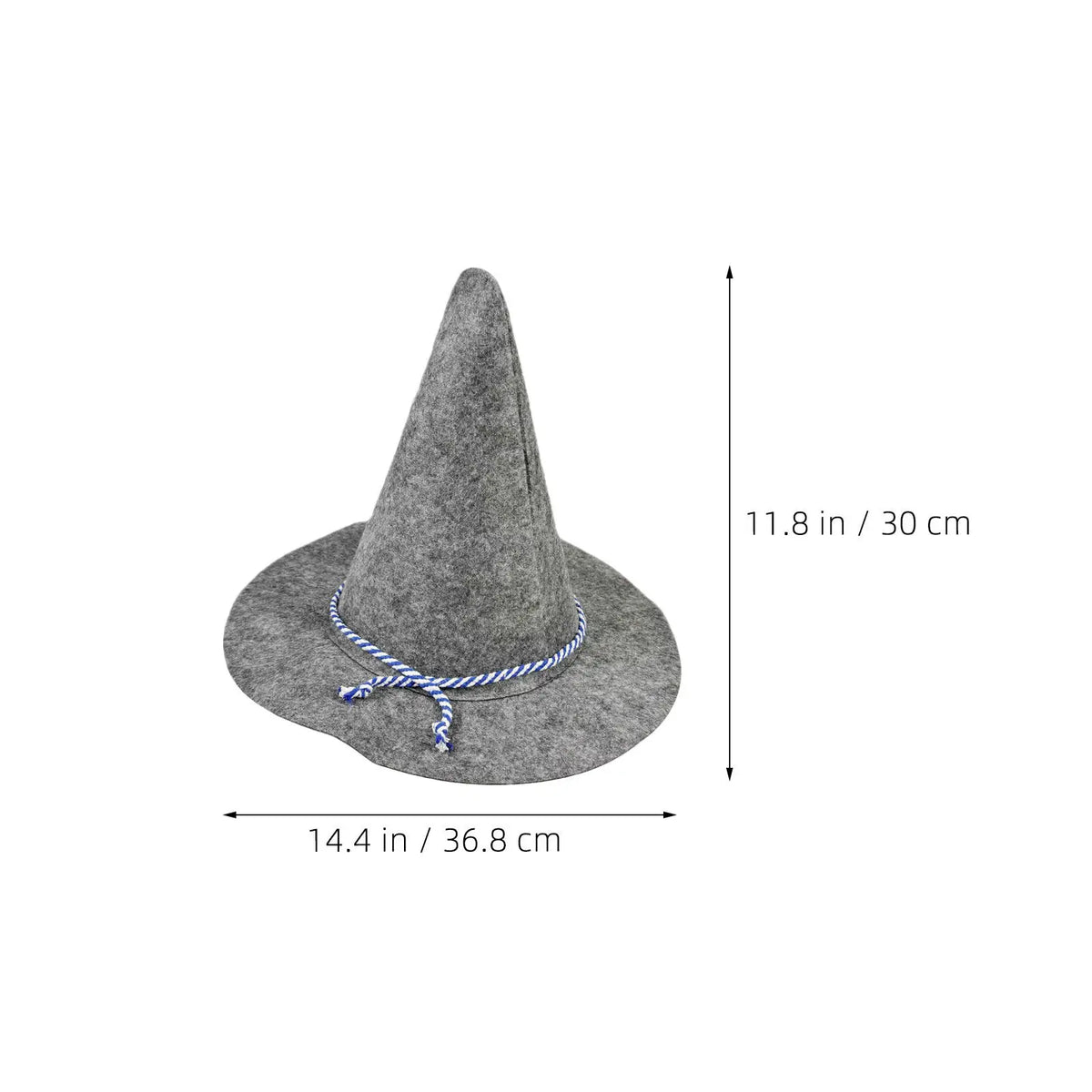 Men Wizard Hat Felt Halloween Witch Costume Scarecrow Enchantress Cosplay Accessories German Bavarian Hats For Sorcerer Dress Up