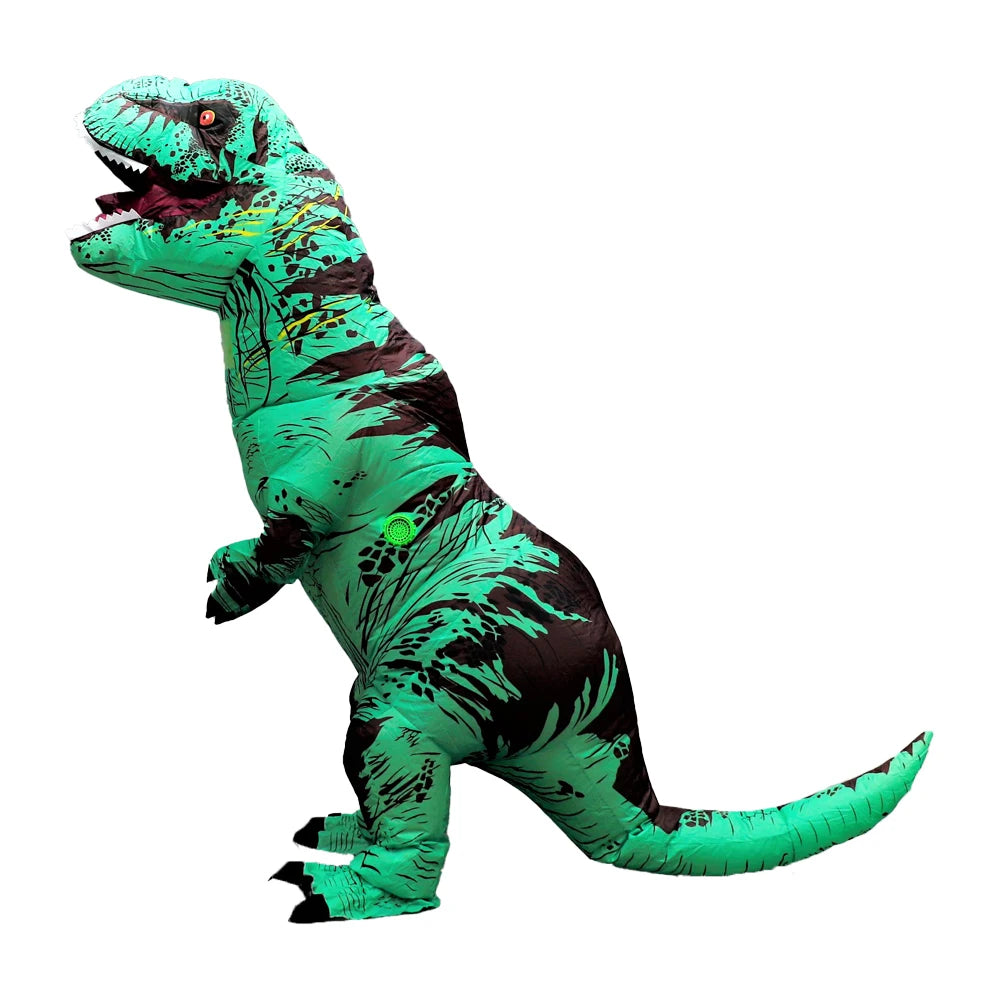 Tyrannosaurus Rex Inflatable Costume Mascot Parade Adult Cosplay Halloween Party Performance Props Activity Set