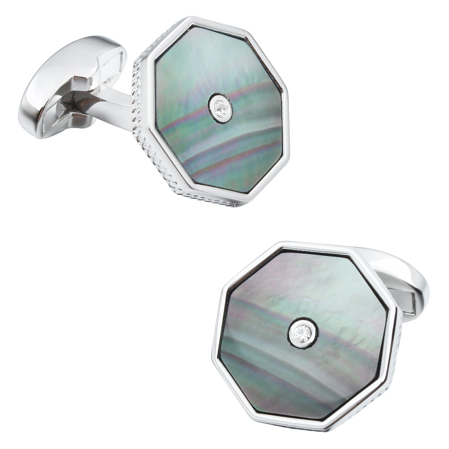 Luxury Stone Cufflinks for Mens Shirt High Quality Brand French Shirt Cuff Links Wedding Party Jewelry Low Price Promotion