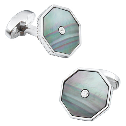 Luxury Stone Cufflinks for Mens Shirt High Quality Brand French Shirt Cuff Links Wedding Party Jewelry Low Price Promotion
