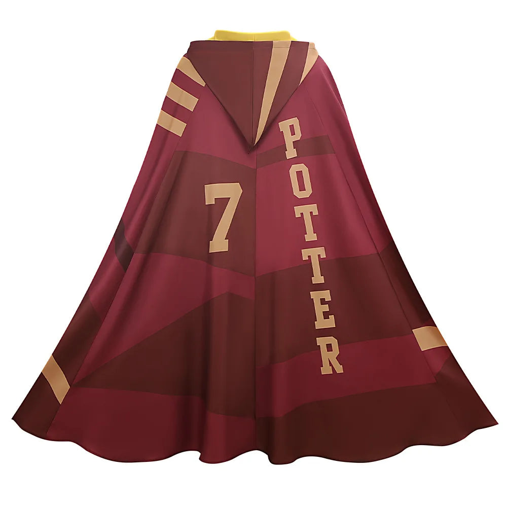 Magic Wizard Cloak Robe Halloween Cosplay Stage Performance Costume