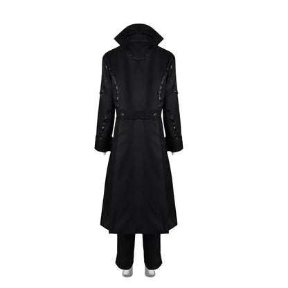 Anime Persona 5 Joker Cosplay Costume Game P5 Rain Palace Lotus Cosplay Full Set of Clothing Glove Mask Black Overcoat Uniform