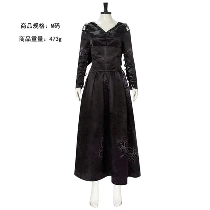 Bellatrix Anime Lestrange Cosplay Costume Halloween Carnival Party Disguise Roleplay Suit Female Women Adult Performance Wear