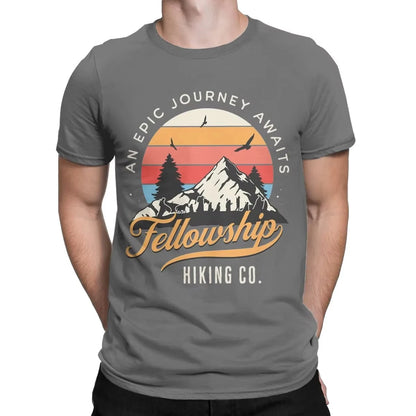 2026 Summer New Lord of The Ring Men's T-shirt High Quality Fashion Casual Circle Collar Print Men's and Women's T-shirt