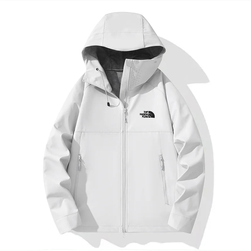 Same Style Couples Hooded Interchange Jacket Waterproof Scratch-Resistant Wear-Resistant Autumn New Winter Outdoor Casual Jacket