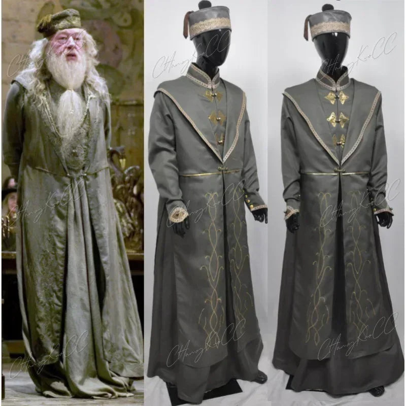 New 2025 A High quality Halloween Costume Professor Cosplay Anime Principal Wizardry Costume For Adult