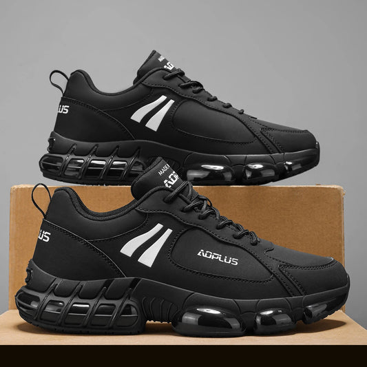 Four Seasons' new classic comfortable thick-soled anti-slip shoes with added height, for couples, are durable, have high elastic