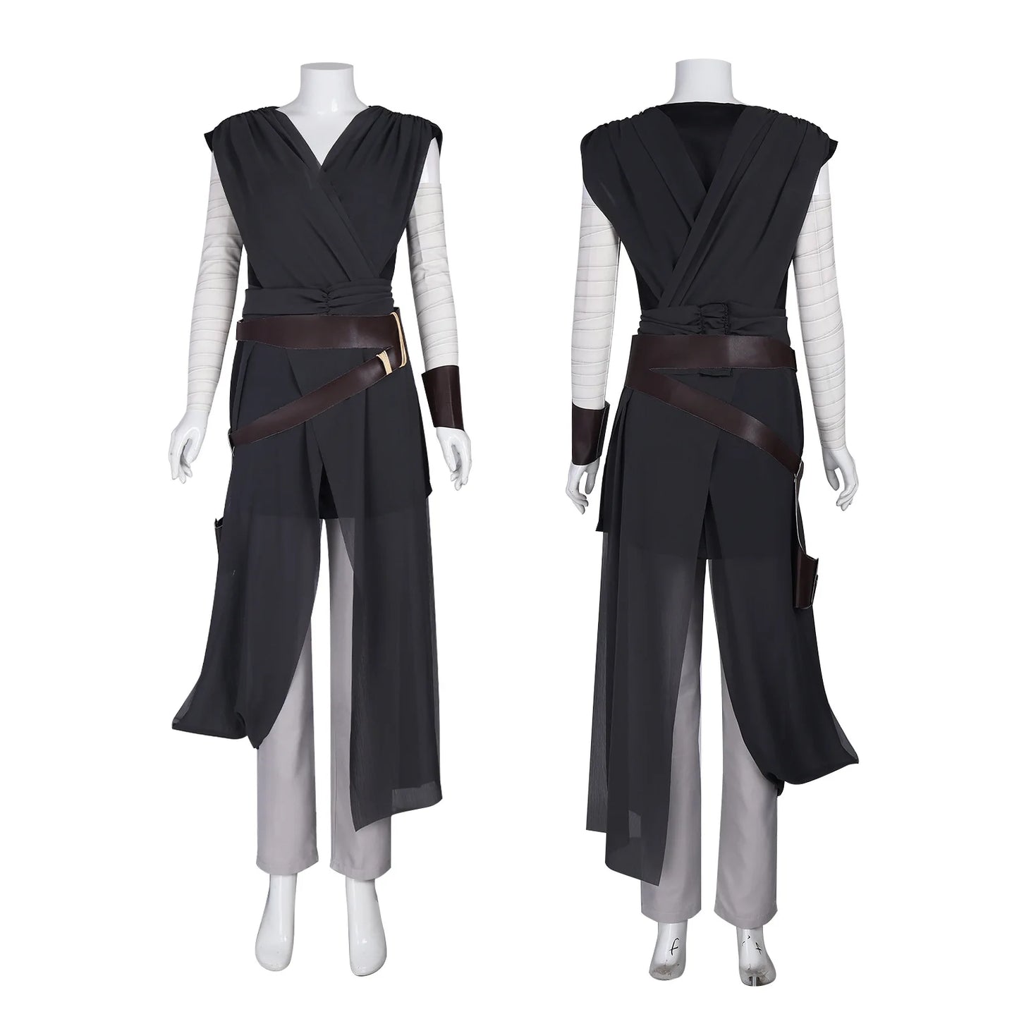 Rey Cosplay Costume Halloween Party Outfit Science Fiction Role Play Dress Up Suit