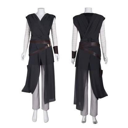 Rey Cosplay Costume Halloween Party Outfit Science Fiction Role Play Dress Up Suit
