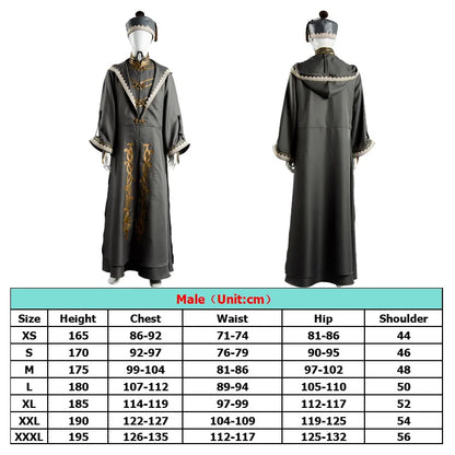 Disguise Dumble Cosplay Dore Costume Albus Men Wizard Robe Belt Beard Hat Wig Magic Clothing Set Outfits Halloween Carnival Suit