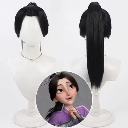 Movie Ne Zha 2 Nezha's Mother Father Cosplay Costumes Nezha Demon Boy Li Jing Yin Fu Ren Carnival Party Wig Clothes Ancient Suit
