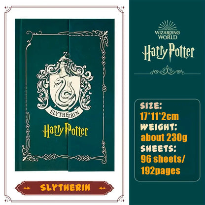 Genuine Harry Potter Hardcover Notebook Hogwarts Four Houses Journal Diary for Students School Office Supplies Fans Gifts