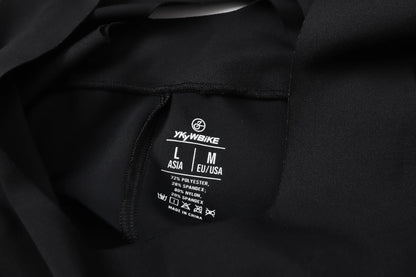YKYWBIKE Men Cycling Bib Shorts Italy Padding 7Hour Riding 3D Bicycle Bibs Pants Breathable Hollow Back Seamless Road Bike Pants