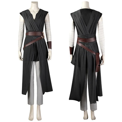 The Force Awakens Rey Skywalker Cosplay Costume Movie Character Uniform Set Comic Con