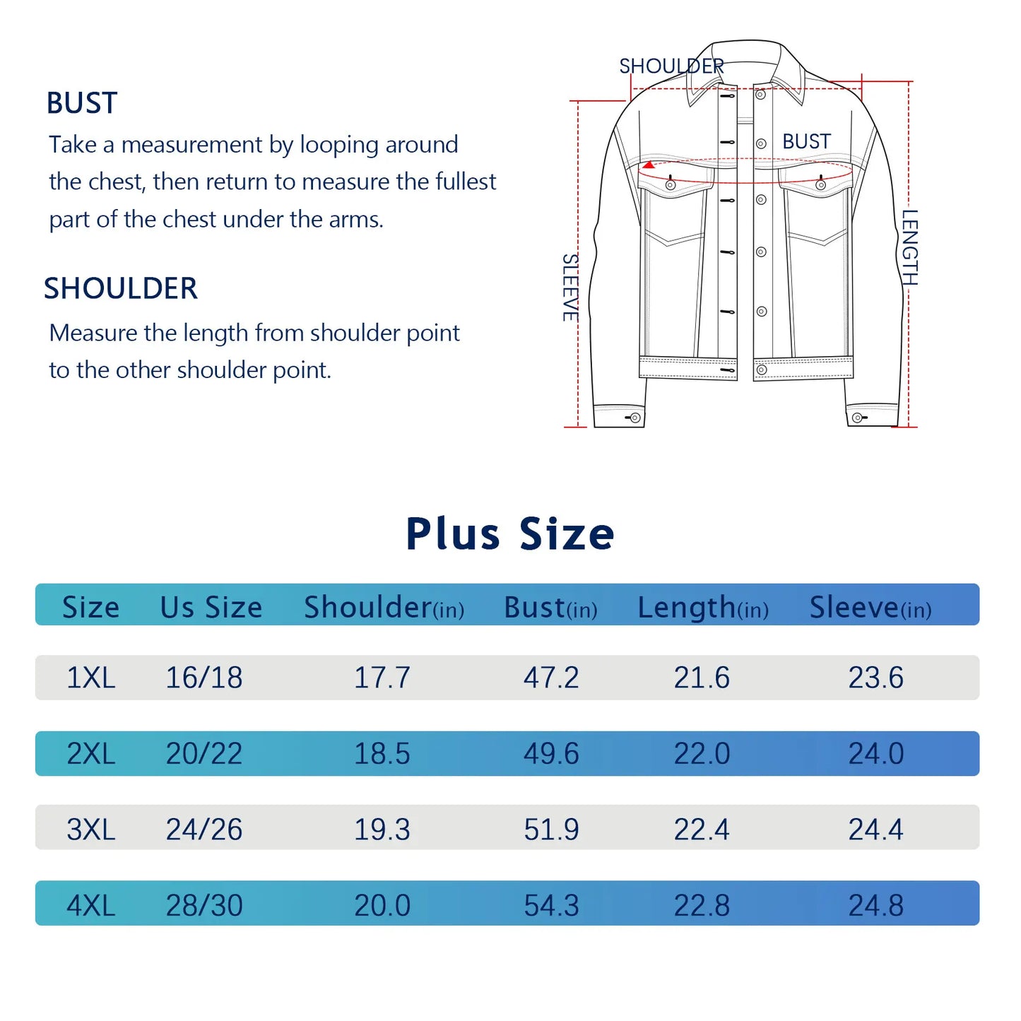 Plus-size women's short denim jacket, with a washed button design, casual and loose fit.